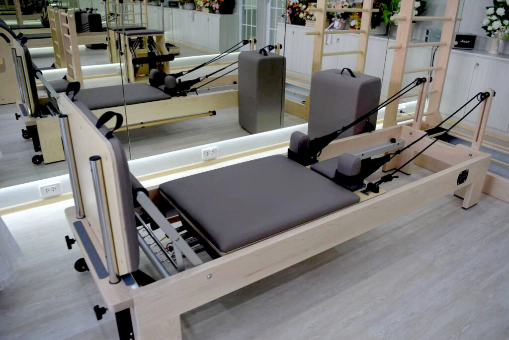 เครื่อง Reformer ภายใน Clover Pilates